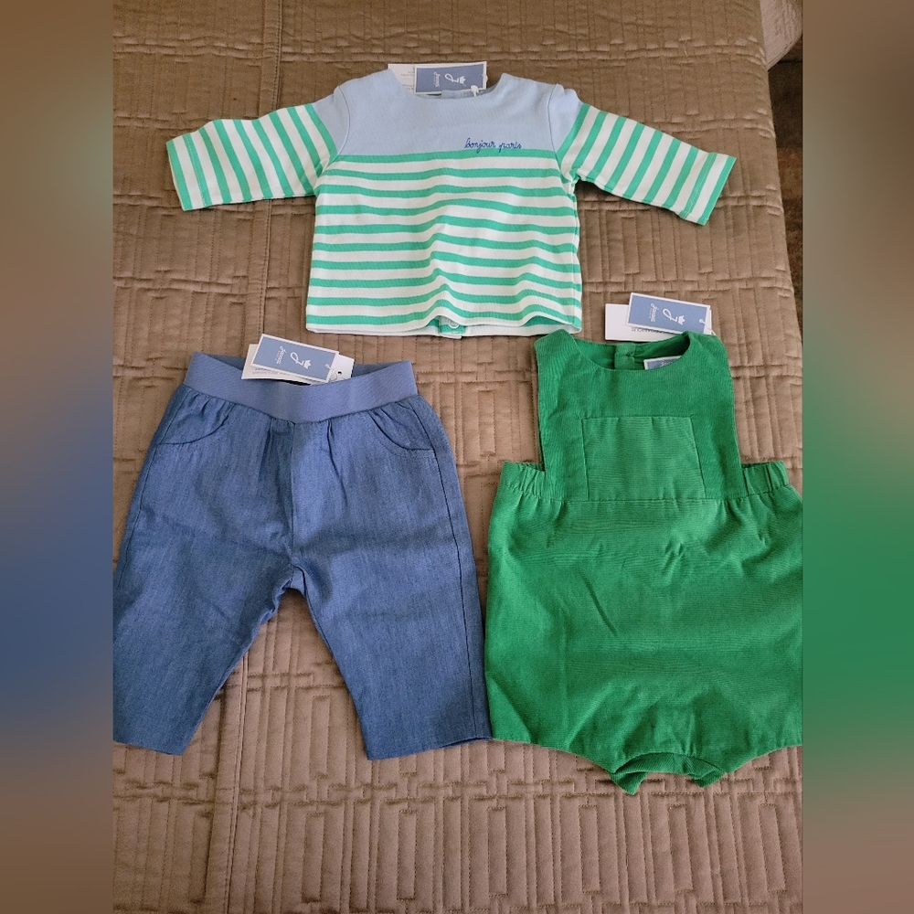 Jacadi Paris 3 piece outfitting and match